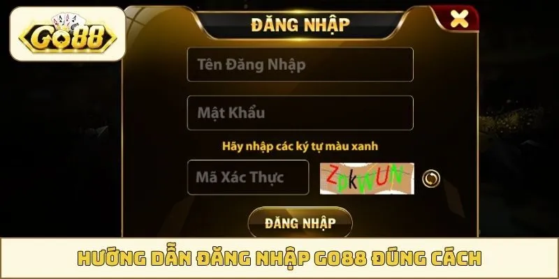 Hướng dẫn đăng nhập GO88 đúng cách