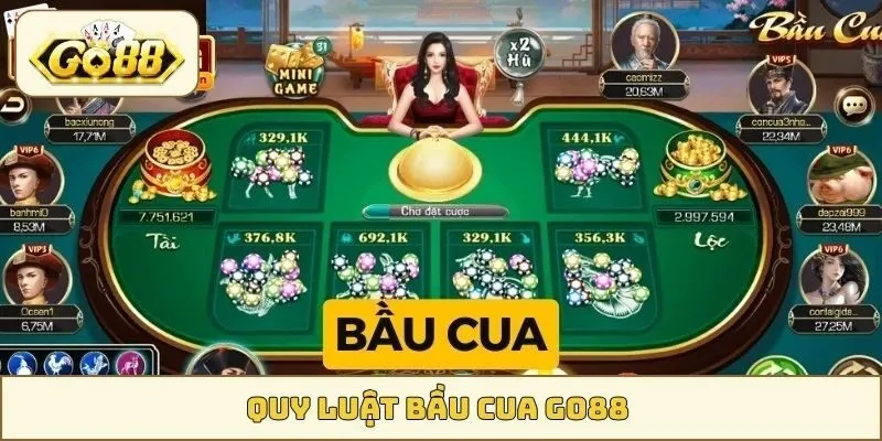 quy luật bầu cua GO88